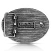 MONTANA SILVERSMITH Montana Silversmiths Silver Show Hog Antiqued Buckle 