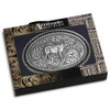 MONTANA SILVERSMITH Montana Silversmiths Show Steer Antiqued Silver Buckle 