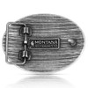 MONTANA SILVERSMITH Montana Silversmiths Show Lamb Antiqued Buckle - Silver 