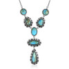 MONTANA SILVERSMITH Montana Silversmiths Women's Bold Horizon Turquoise Necklace In Silver 