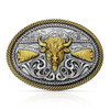 MONTANA SILVERSMITH Montana Silversmiths Buffalo Ridge Buckle - Silver & Gold 