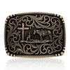 MONTANA SILVERSMITH Montana Silversmiths Surrounded By Faith Belt Buckle 
