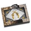 MONTANA SILVERSMITH Montana Silversmiths Silver & Gold Six Shooter Buckle 