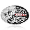 MONTANA SILVERSMITH Montana Silversmiths Eight Seconds Style PBR Silver Buckle 