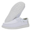 HEY DUDE Hey Dude Men's White Wally Sox Slip-On Shoe 