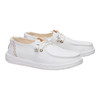 HEY DUDE Women's Hey Dude Snow White Wendy Chambray Grid Shoe 
