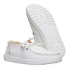 HEY DUDE Women's Hey Dude Snow White Wendy Chambray Grid Shoe 