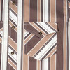 PANHANDLE SLIM Rock & Roll Denim Brown Stripe Men's Snap Shirt 