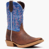 DURANGO BOOTS Durango Kid's Driftwood Brown/Lapis Blue Shyloh Western Boot 