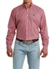 CINCH Cinch Pink Geometric Long Sleeve Western Men's Shirt 