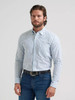 WRANGLER Wrangler Men's Cody Johnson Button Down Shirt - Glacier Stripes 