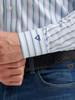 WRANGLER Wrangler Glacier Stripes Cody Johnson Button Down Men's Tall Shirt 