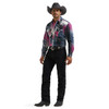 WRANGLER Wrangler Men's Multicolor Vintage Inspired Classic Fit Button Down Shirt 