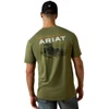 ARIAT Ariat Men's Made For Farmer Classic Fit T-Shirt - Four Leaf Clover 