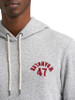 WRANGLER Men's Wrangler 47 Embroidered Fleece Grey Heather Hoodie 