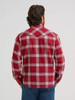 Wrangler Men's Retro Flannel Western Snap Plaid Shirt - Hearth Red