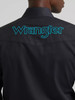Wrangler Men's Black Logo Western Snap Shirt