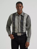 Men's Wrangler Smoky Stripes Vintage-Inspired Brushpopper Western Snap Workshirt