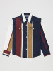 Wrangler Boy's Vintage Brushpopper Navy Multi Shirt
