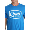 CINCH Cinch Men's Royal Blue Logo Graphic T-Shirt 