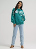 Wrangler Women's Wide Open Spaces Logo Hoodie - Teal Dream
