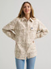 Women's Wrangler Boyfriend Western Snap Shirt In Cream