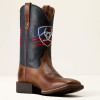 ARIAT Ariat Men's Dark Tan/Nightfall Navy Sport Freedom Wide Square Toe Cowboy Boots