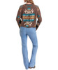 PANHANDLE SLIM Rock & Roll Cowgirl Women's Java Aztec Sweater 