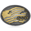 MONTANA SILVERSMITH Montana Silversmiths Birth Of A Nation Buckle - Silver & Gold 