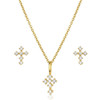 MONTANA SILVERSMITH Women's Montana Silversmiths Mighty Golden Cross Jewelry Set 