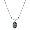 MONTANA SILVERSMITH Women's Montana Silversmiths Boot Stitch Silver & Turquoise Necklace 