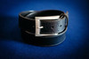  KLW Men's Cash Leather Belt - Black 