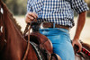  KLW Men's Distressed Brown Reagan Leather Belt 