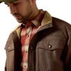 ARIAT Ariat Men's Vernon Sherpa 2.0 Wren Faux Leather Jacket 
