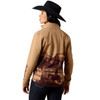 ARIAT Ariat Women's Logo Lone Ranger Print Brown Softshell Jacket 