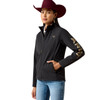 Ariat Women's Black Logo Stonewall Softshell Jacket