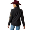 Ariat Women's Black Logo Stonewall Softshell Jacket