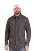 Rock & Roll Cowboy X Koe Wetzel Black Diamond Abstract Stripe Men's Shirt