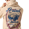 ARIAT Men's Ariat Oatmeal Bison Archer Hoodie 