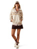 Ariat Oatmeal Heather The Running Wild Quarter Zip Women's Sweatshirt