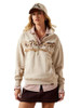Ariat Oatmeal Heather The Running Wild Quarter Zip Women's Sweatshirt