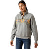 Ariat Women's Selena 1/2 Zip Sweatshirt - Heather Grey