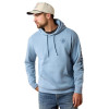 ARIAT Ariat Denim Blue Men's Logo Hoodie 