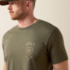 ARIAT Ariat Men's Eagle Thunder T-Shirt In Army Green 