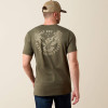 ARIAT Ariat Men's Eagle Thunder T-Shirt In Army Green 