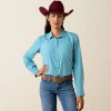 ARIAT Ariat Adriatic Blue Women's Kirby Pro Shirt 