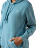 Women's Ariat Logo 2.0 Adriatic Blue Hooded Sweatshirt