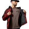 Ariat Men's Retro Shirt Jacket - Biking Red Buffalo Plaid