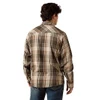 ARIAT Ariat Men's Dusky Green Plaid Retro Howell Fitted Snap Shirt 