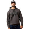 ARIAT Ariat Men's Leather Diamond Hoodie - Dark Shadow 